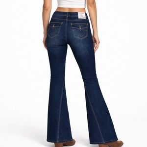 True Religion Joey Mid Rise Flare Women’s Size 27